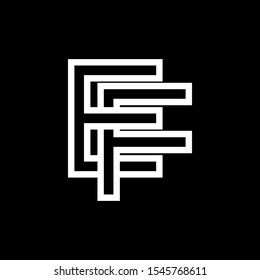 ef logo monogram vector logo template
