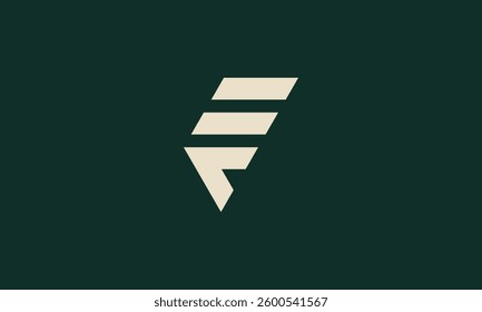 EF monogram vector logo design