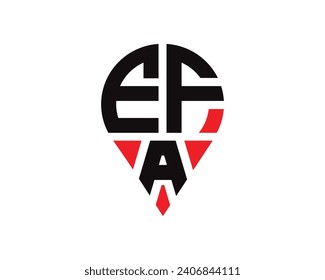 Das Design des EFA-Briefes formt das Logo.
