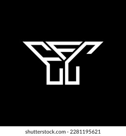 EFC letter logo creative design with vector graphic, EFC simple and modern logo.