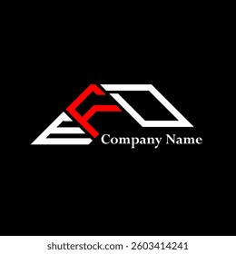 EFD logo design, EFD simple and modern logo. EFD luxurious alphabet design  