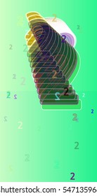 effect among fine 2 Number, narrow conclusion between diagram