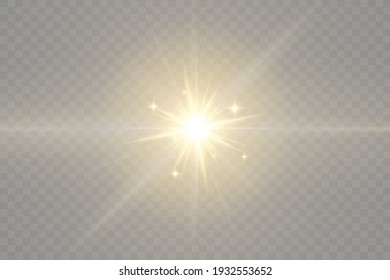 Effect of bokeh circles isolated on transparent background. Christmas glowing warm orange glitter element that can be used. EPS 10