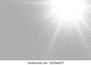 Effect of bokeh circles isolated on transparent background. Christmas glowing warm orange glitter element that can be used. EPS 10 