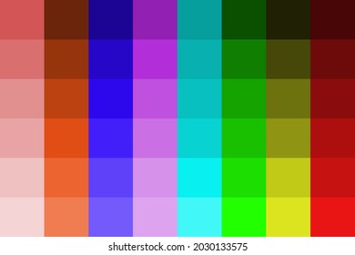 Effect colorful layers arranged dark to light. multicolor background.