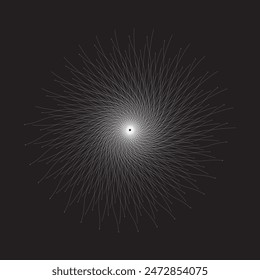 effect for design Monochrome star