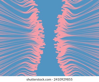 El efecto fluido cae en líquido. Plantilla de diseño de portada. Ilustración vectorial para folleto, afiche, presentación, volante o banner.