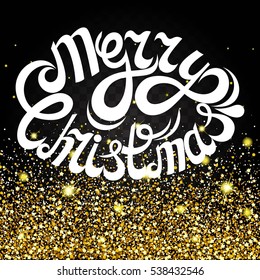 Effect of flying from the bottom of the gold luster luxury design rich background. Letter on a dark background. Stardust spark the explosion on a transparent background. Luxury golden texture