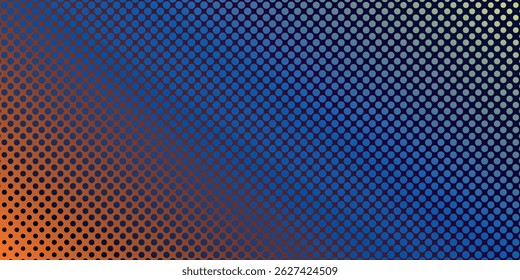 Efecto de los puntos negros en escala de grises sobre un fondo degradado. Fondo con textura de lunares monocromáticos. Una Plantilla de patrón de lunares.