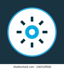 Effect icon colored symbol. Premium quality isolated wb iridescent element in trendy style.