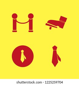 effect icon. effect vector icons set foot on the pedal, tie and velvet