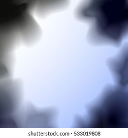The effect of ink stains. Black and blue ink. Black and blue watercolor. Abstract blue background.Abstract watercolor.Vector