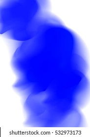 The effect of ink stains. lazurite ink. lazurite watercolor. Abstract blue background.Abstract watercolor.Vector