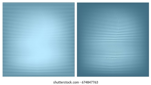 The effect of light on the lattice. Abstract Background grid. Only two colors.Vector illustration EPS-8.
