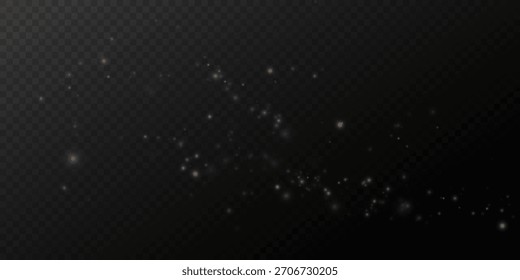 The effect of magical glowing gold dust.