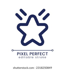 Effect pixel perfect linear ui icon. Enhance footage. Change video appearance. Editing feature. GUI, UX design. Outline isolated user interface element for app and web. Editable stroke