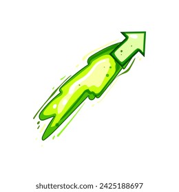 caricatura del juego del proyectil del efecto. pistola láser, haz de fuego, signo del juego del proyectil del efecto de la energía del tiro. ilustración vectorial del símbolo aislado