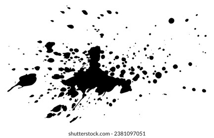 The effect of shabby grunge style. Black and white speckled background.