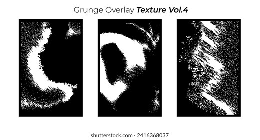 Effect texture overlay. overlay texture with grunge, rough, vintage, worn effect. set for background. vector collection.