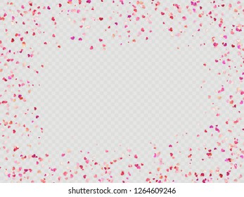 Effect Valentines confetti easy to use. EPS 10