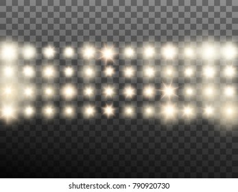 Effect of warm beige stage or stadium spotlights. And also includes EPS 10 vector