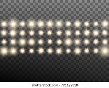 Effect of warm beige stage or stadium spotlights. And also includes EPS 10 vector