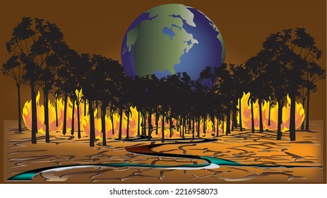 effect of  wildfire in tropical forest 
 naturral disaster and climate change is making all life difficult to survive all thing effect to the earth.