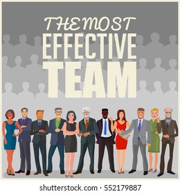 effective business team conceptual illustration