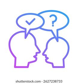 Effective Communication Icon Element For Design