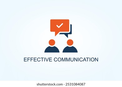 Effective Communication Vector Or Logo Sign Symbol Illustration