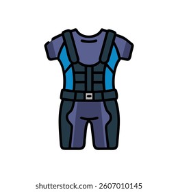 Effective Heavy Resistance Gear for High-Performance Training. Design of Fitness and Gym Icons.