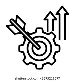 Effective Icon Line Design Vector Illustration