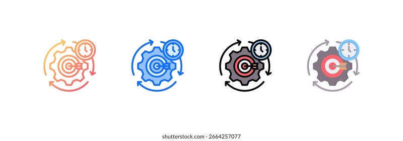 Effective icon set multiple style collection