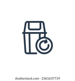 Effektives Recycling, Vektorsymbol