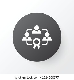 Effective teamwork icon symbol. Premium quality isolated partnership element in trendy style