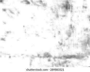 Effects. Ink Print Distress Background . Halftone Dots Grunge Texture .