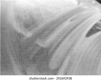 Effects. Ink Print Distress Background . Halftone Dots Grunge Texture .