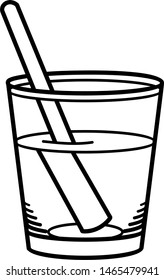 The effects of refraction of light icon in outline style. Coloring template for modification and customizing  according to a specific task.