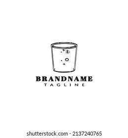 effervescent logo icon design template cartoon modern vector illustration