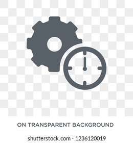 Efficiency icon. Efficiency design concept from  collection. Simple element vector illustration on transparent background.