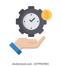 Efficiency Icon Element For Design