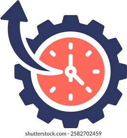 Efficiency Icon Element For Design