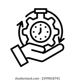 Efficiency Icon Element for Design