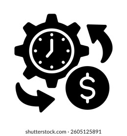 Efficiency Icon Element for Design