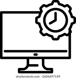 Efficiency Icon Element For Design