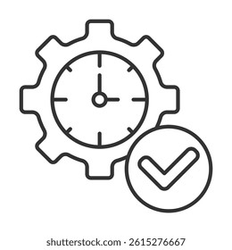 Efficiency  Icon Element For Design