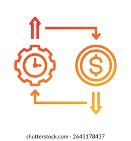 Efficiency Icon Element for Design