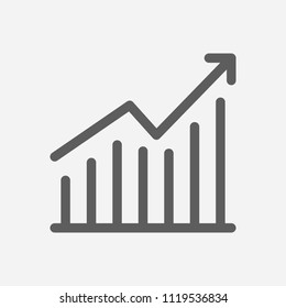 Efficiency icon line symbol. Isolated vector illustration of  icon sign concept for your web site mobile app logo UI design.