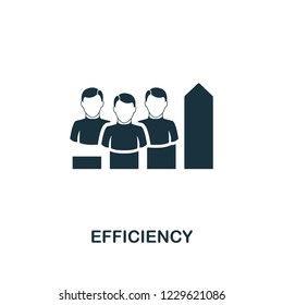 Efficiency icon. Premium style design from teamwork icon collection. UI and UX. Pixel perfect Efficiency icon for web design, apps, software, print usage.