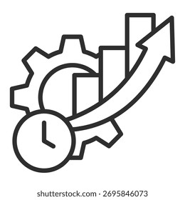 Coleta de Vetor Único de Ícone de Eficiência